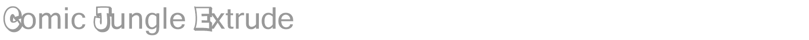Comic Jungle font preview